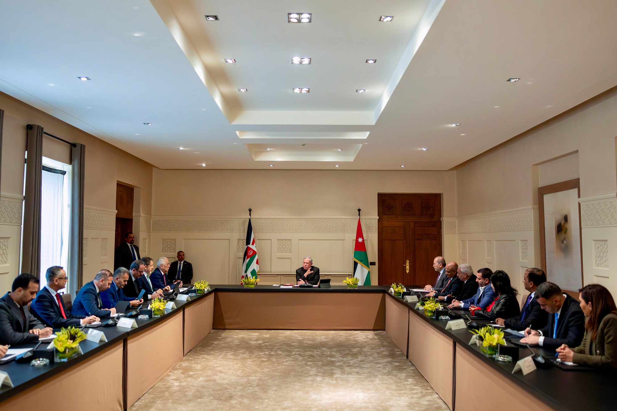 King meets with Jordan Press Association council members