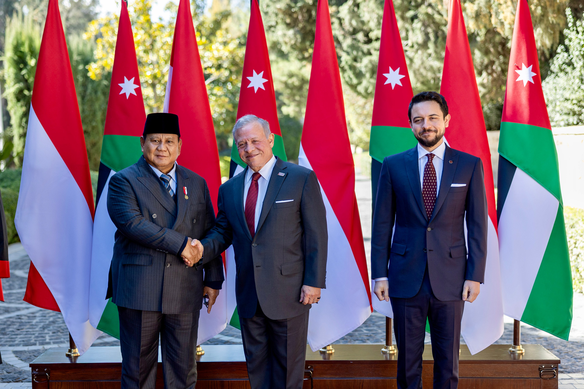 King, Indonesia president hold talks at Basman Palace