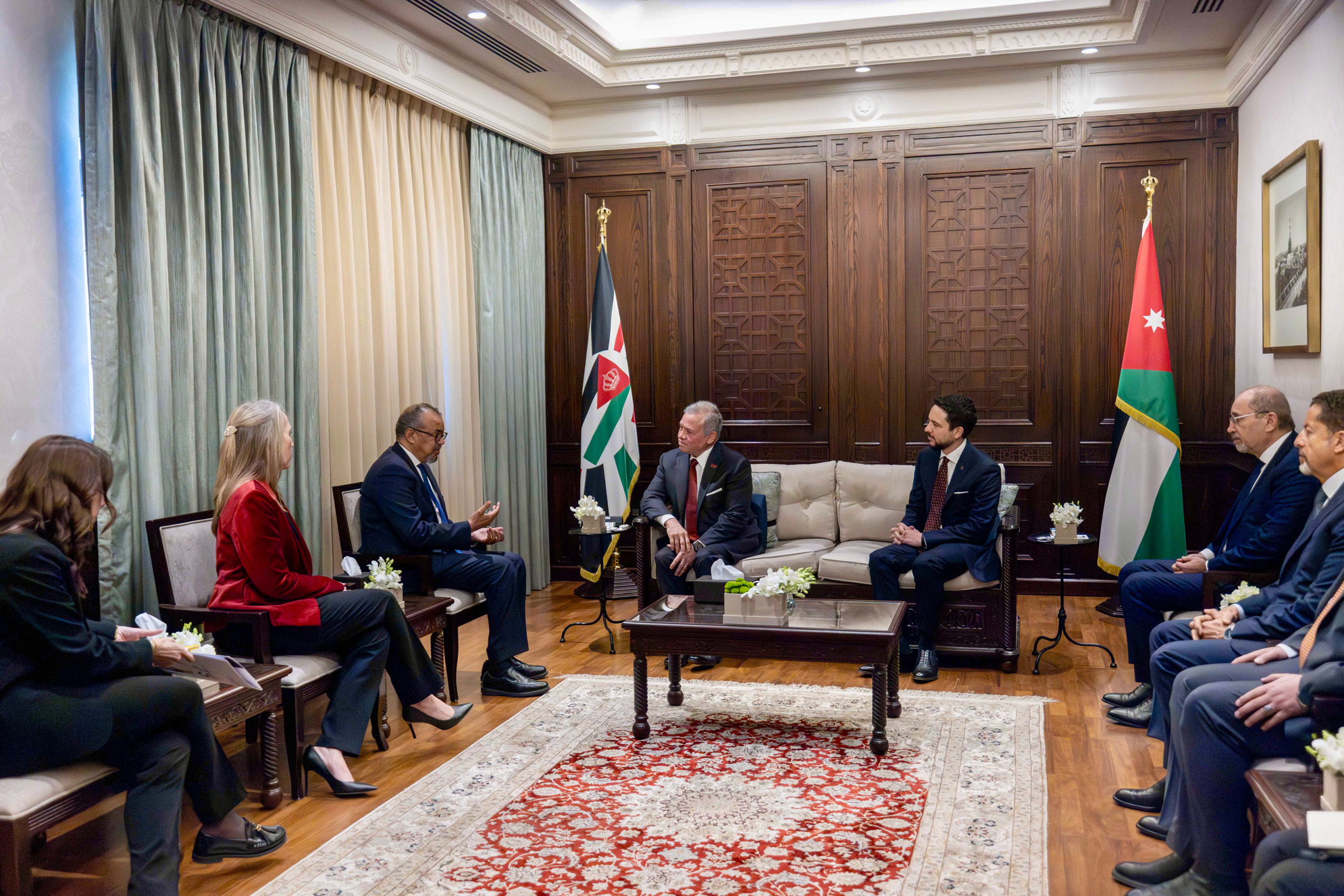 King receives WHO director general