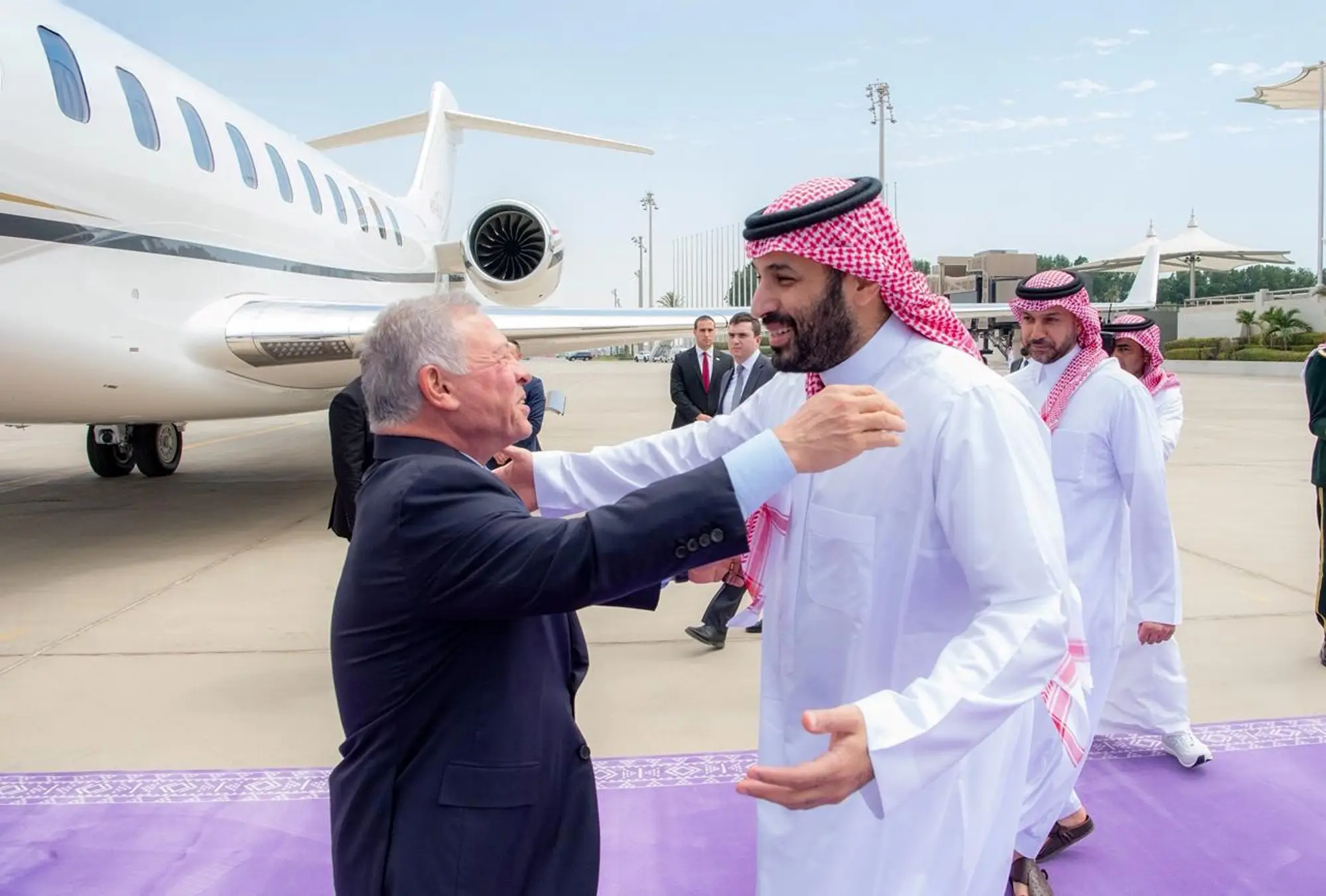 King departs for Saudi Arabia