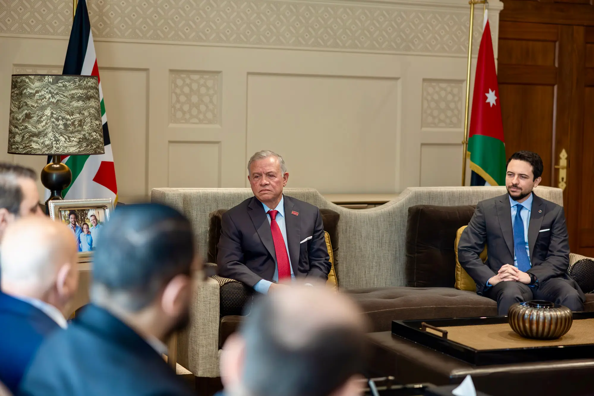 الملك يستقبل الوفد الوزاري السوري المشارك باجتماعات مجلس التنسيق الأعلى المشترك