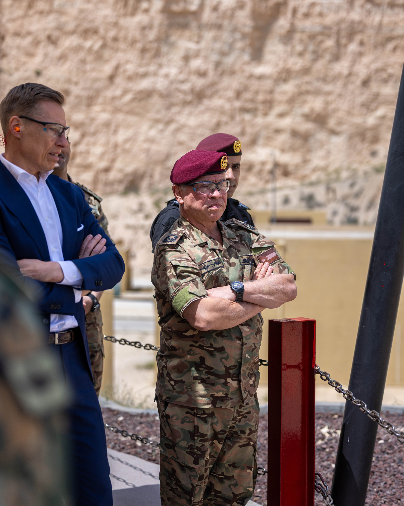 King, Finland president attend tactical exercise at KASOTC