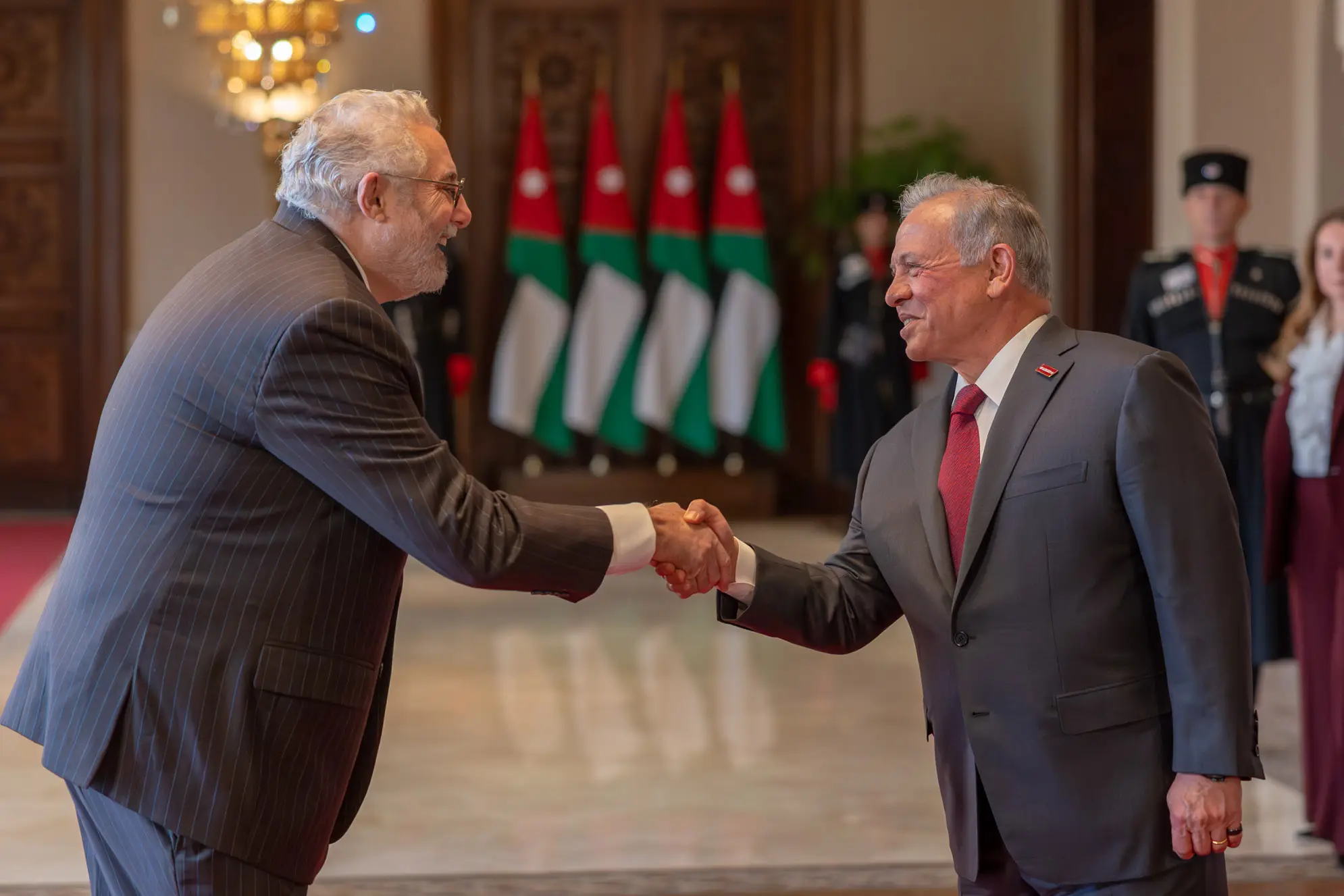 King accepts credentials of new ambassadors