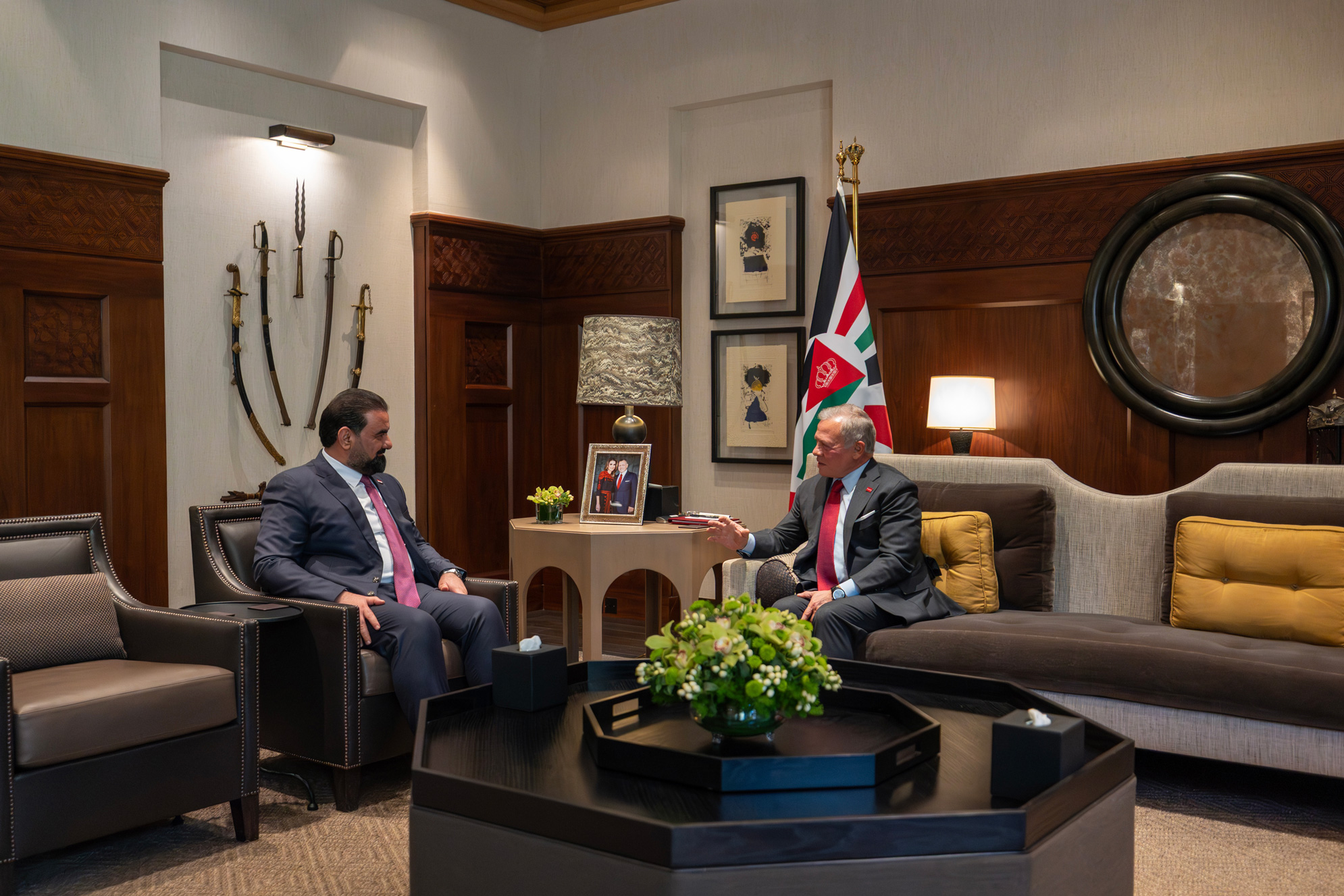 King receives Iraqi parliament speaker