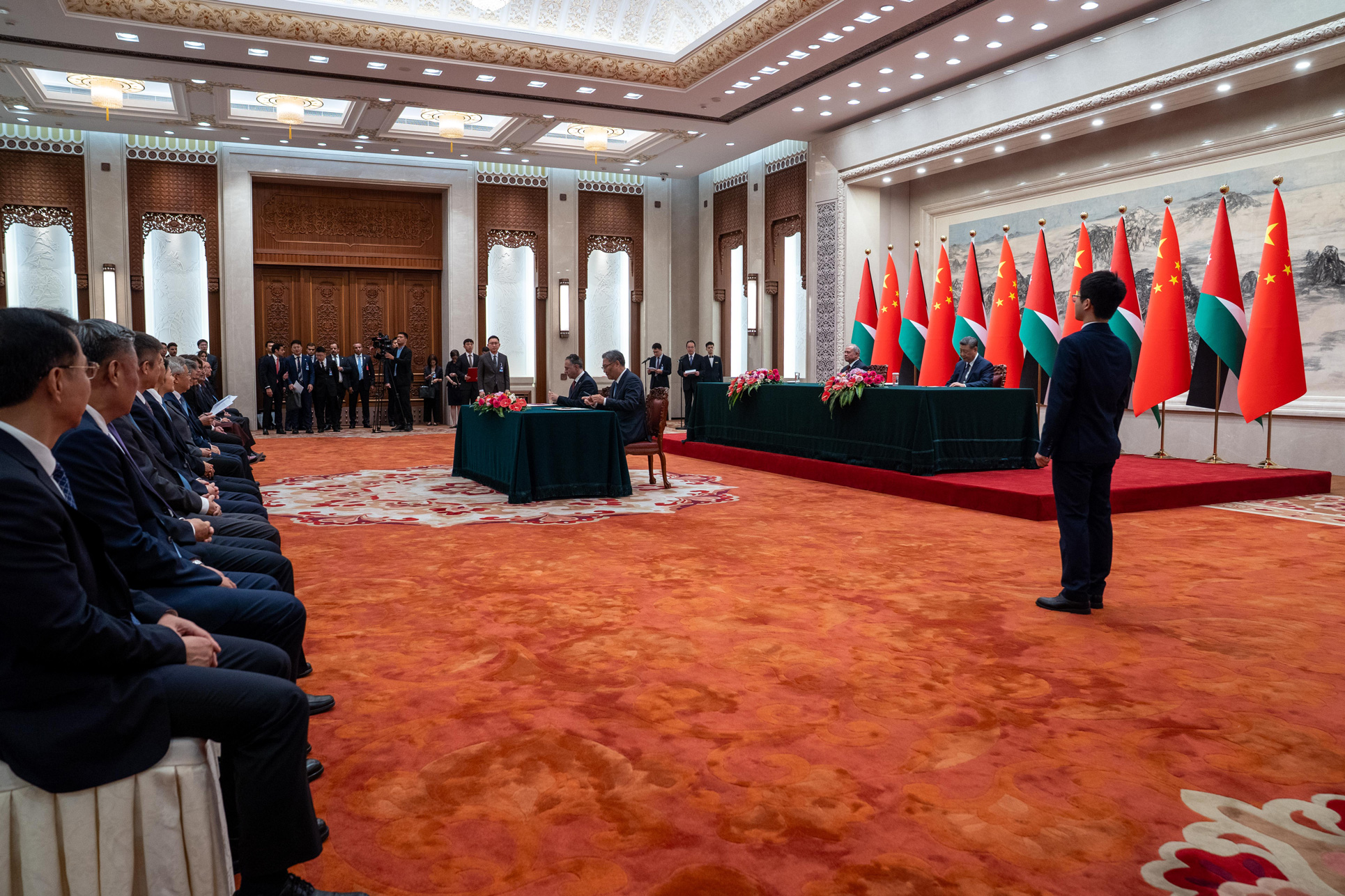 King, China president witness signing of agreements, MoUs