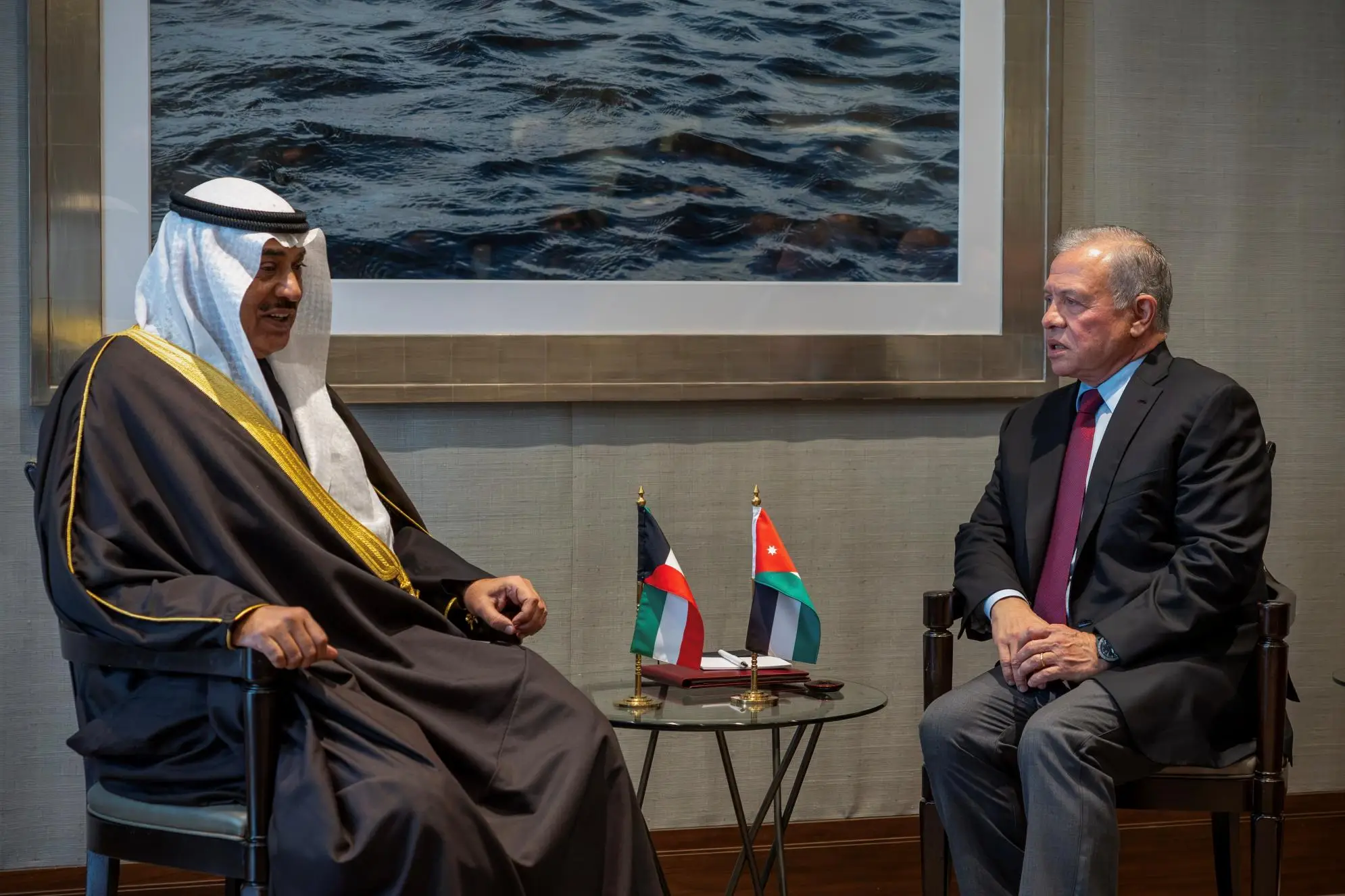 King meets with Kuwait crown prince, Lebanon PM in New York