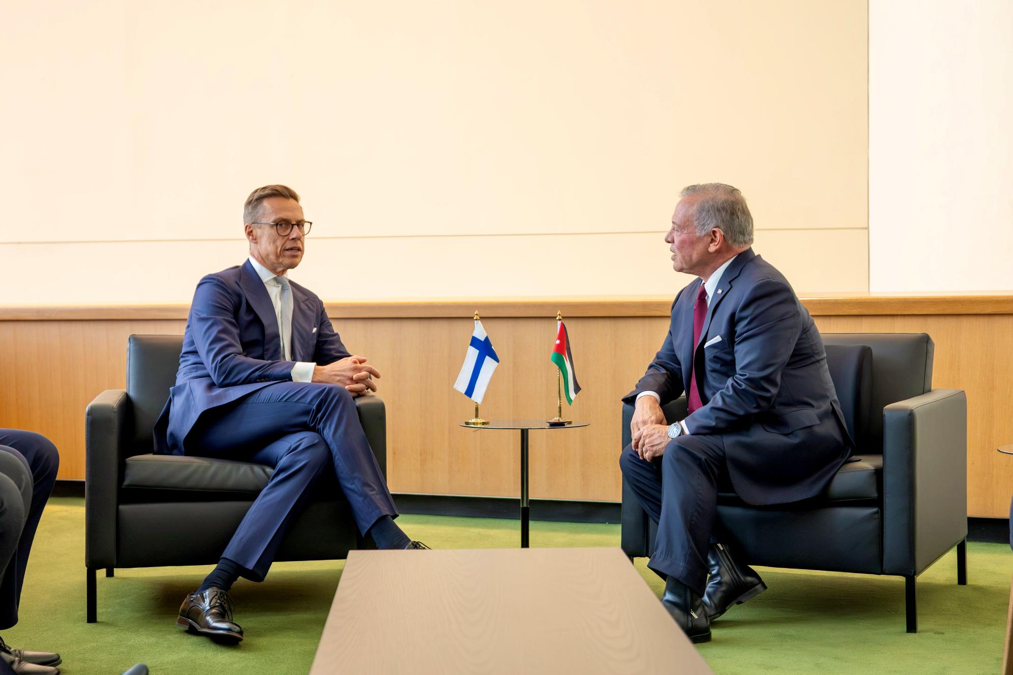 King meets with heads of state, delegations on sidelines of UNGA