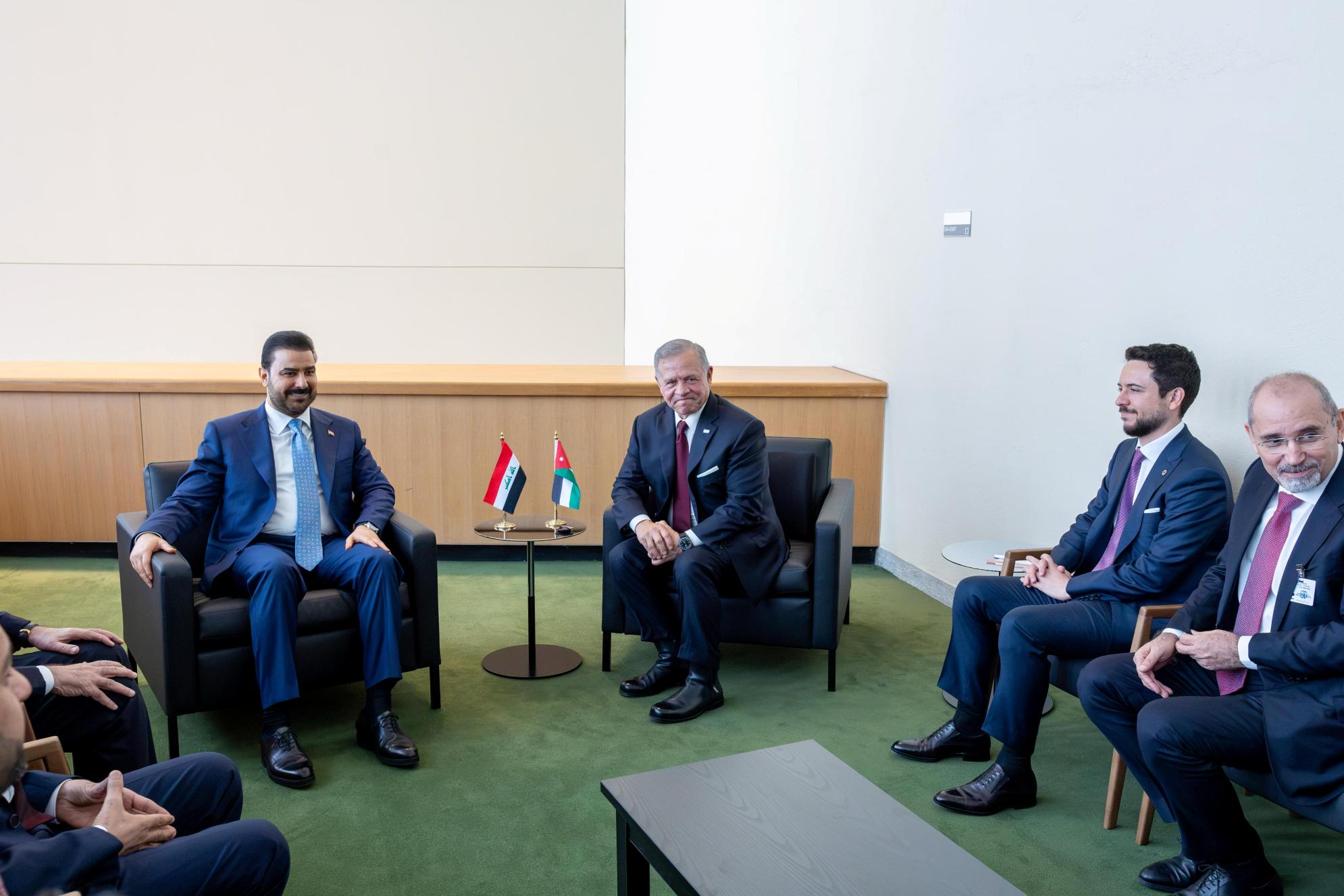 King meets with Iraq PM in New York