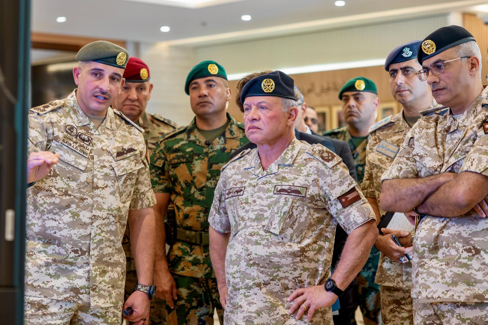 King visits JAF General Command